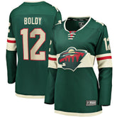 NHL Green Matthew Boldy Minnesota Wild Fanatics Women's Home Breakaway Player Jersey