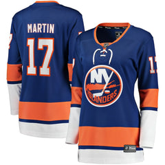 NHL Royal Matt Martin New York Islanders Fanatics Women's Home Team Breakaway Player Jersey