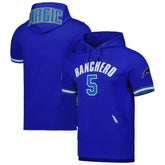 NBA Paolo Banchero Orlando Magic Pro Standard Name & Number Short Sleeve Pullover Hoodie