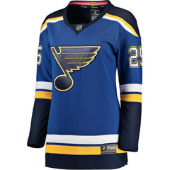 NHL Blue Jordan Kyrou St. Louis Blues Fanatics Women's Home Breakaway Player Jersey