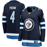 NHL Navy Neal Pionk Winnipeg Jets Fanatics Women's Home Breakaway Player Jersey
