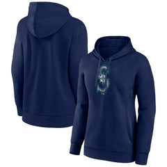 MLB Seattle Mariners Women's Distressed Team Pullover Hoodie