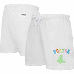 MLB Boston Red Sox Pro Standard Women's Washed Neon Shorts