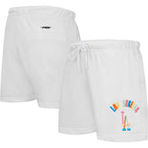 MLB Los Angeles Dodgers Pro Standard Women's Washed Neon Shorts