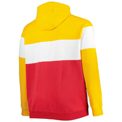 Big & Tall Current Colorblock Raglan Fleece Pullover Hoodie - Kansas City Chiefs