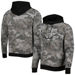 NBA Chicago Bulls Hugo Boss Camo Pullover Hoodie
