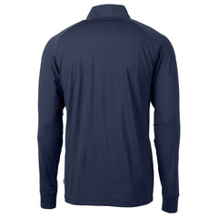 Cutter & Buck Adapt Eco Knit Stretch Recycled Big & Tall Quarter-Zip Throwback Pullover Top - Chicago Bears