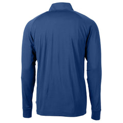 Cutter & Buck Adapt Eco Knit Stretch Recycled Big & Tall Quarter-Zip Throwback Pullover Top - Seattle Seahawks
