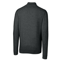 Cutter & Buck Throwback Logo Lakemont Tri-Blend Big & Tall Quarter-Zip Pullover Sweater - Miami Dolphins