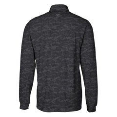 Cutter & Buck Throwback Logo Big & Tall Traverse Camo Print Stretch Quarter-Zip Pullover Top - Cleveland Browns