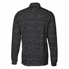 Cutter & Buck Throwback Logo Big & Tall Traverse Camo Print Stretch Quarter-Zip Pullover Top - Tampa Bay Buccaneers