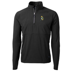 Cutter & Buck Adapt Eco Knit Hybrid Throwback Recycled Quarter-Zip Pullover - Green Bay Packers