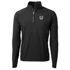 Cutter & Buck Adapt Eco Knit Hybrid Recycled Quarter-Zip Throwback Pullover Top - Las Vegas Raiders
