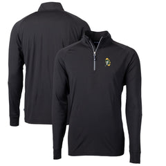 Cutter & Buck Adapt Eco Knit Stretch Recycled Quarter-Zip Throwback Pullover Top - Green Bay Packers