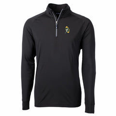 Cutter & Buck Adapt Eco Knit Stretch Recycled Quarter-Zip Throwback Pullover Top - Green Bay Packers