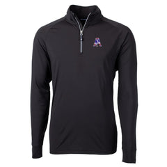 Cutter & Buck Adapt Eco Knit Stretch Recycled Quarter-Zip Throwback Pullover Top - New England Patriots
