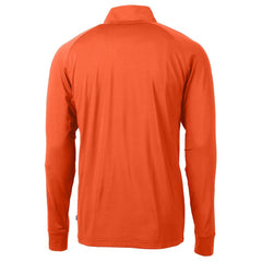 Cutter & Buck Adapt Eco Knit Stretch Recycled Quarter-Zip Throwback Pullover Top - Chicago Bears