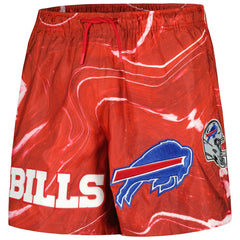 Pro Standard Allover Marble Print Shorts - Buffalo Bills
