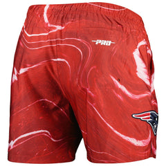 Pro Standard Allover Marble Print Shorts - New England Patriots