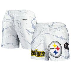 Pro Standard Allover Marble Print Shorts - Pittsburgh Steelers