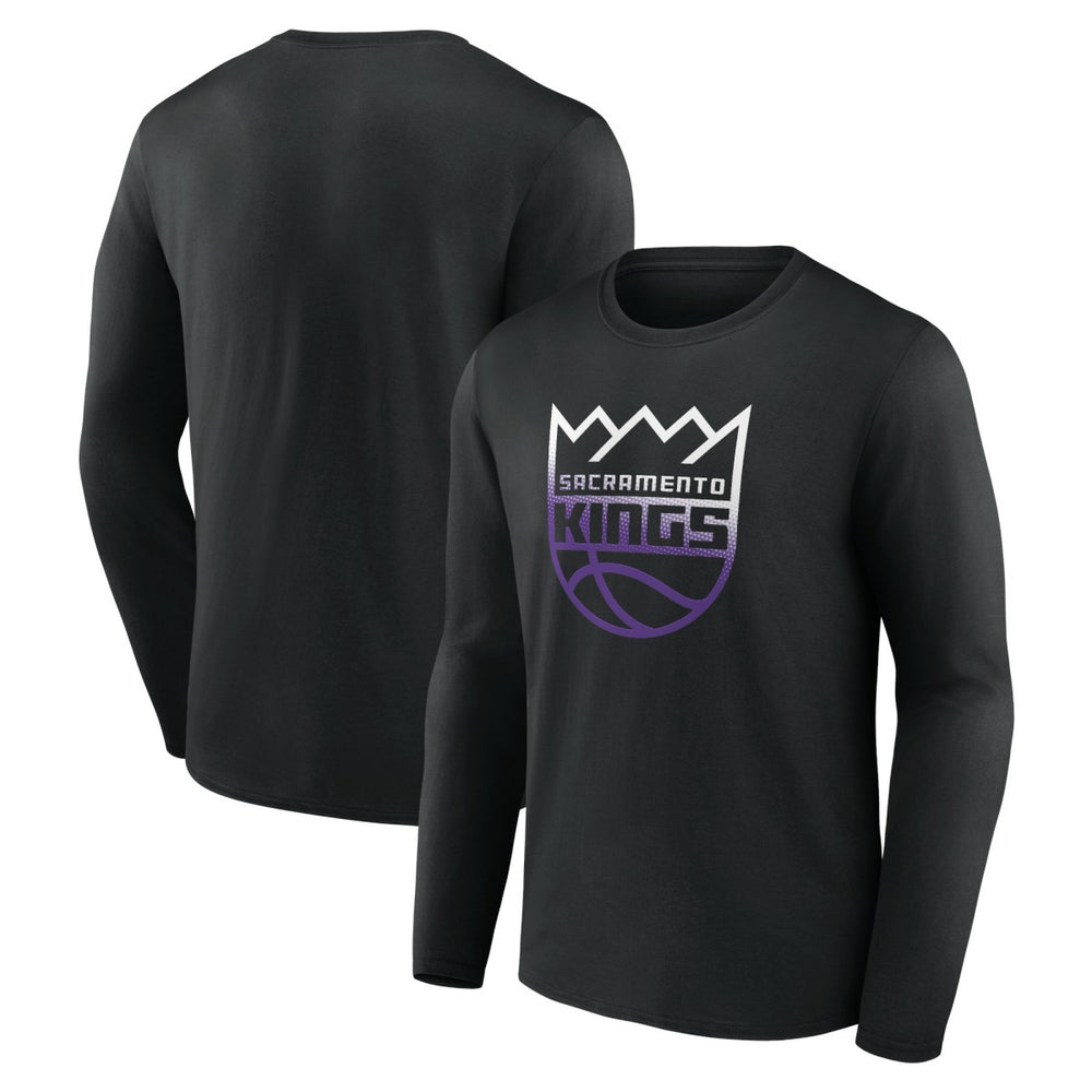 NBA Sacramento Kings Gradient Logo Long Sleeve T-Shirt