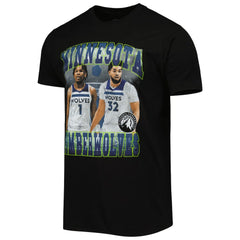 NBA Anthony Edwards & Karl-Anthony Towns Minnesota Timberwolves Stadium Essentials Unisex Player Duo T-Shirt