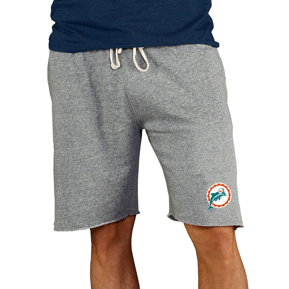 Concepts Sport Throwback Logo Mainstream Terry Shorts - Miami Dolphins