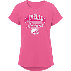 Girls Youth Playtime Dolman T-Shirt - Cleveland Browns