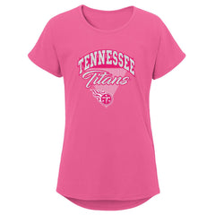 Girls Youth Playtime Dolman T-Shirt - Tennessee Titans