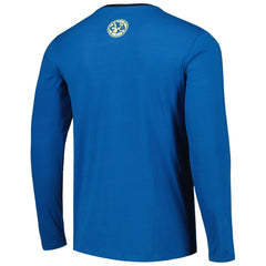 Club America Slogan Long Sleeve T-Shirt - Blue