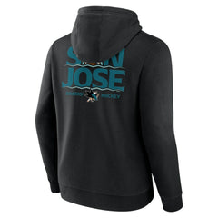 NHL Black San Jose Sharks Territorial Pullover Hoodie