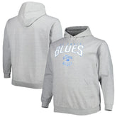 NHL Heather Gray St. Louis Blues Fanatics Special Edition 2.0 Big & Tall Wordmark Pullover Hoodie