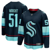 NHL Deep Sea Blue Shane Wright Seattle Kraken Fanatics Men's Home Breakaway Player Jersey