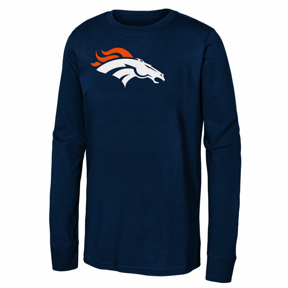 Youth Primary Logo Long Sleeve T-Shirt - Denver Broncos