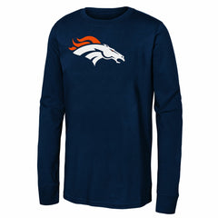 Youth Primary Logo Long Sleeve T-Shirt - Denver Broncos
