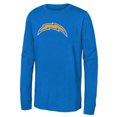 Youth Primary Logo Long Sleeve T-Shirt - Los Angeles Chargers