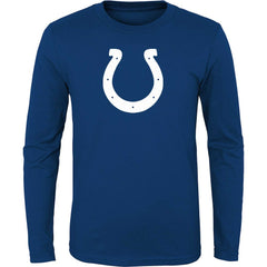 Youth Primary Logo Long Sleeve T-Shirt - Indianapolis Colts