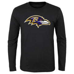 Youth Primary Logo Long Sleeve T-Shirt - Baltimore Ravens