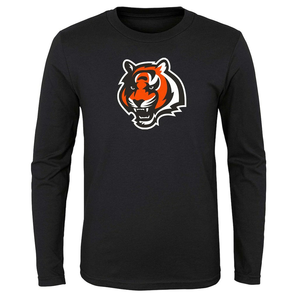 Preschool Primary Logo Long Sleeve T-Shirt - Cincinnati Bengals