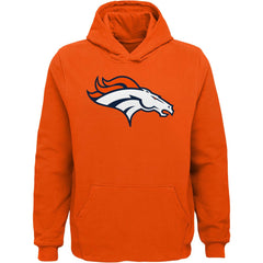 Youth Team Logo Pullover Hoodie - Denver Broncos