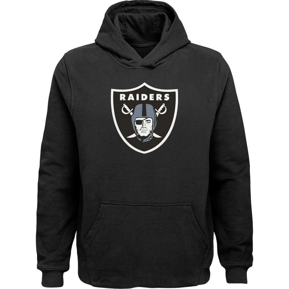 Youth Team Logo Pullover Hoodie - Las Vegas Raiders