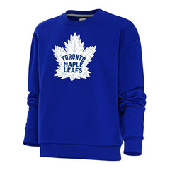 NHL Royal Toronto Maple Leafs Antigua Women's Special Edition 2.0 Victory Crewneck Pullover Sweatshirt