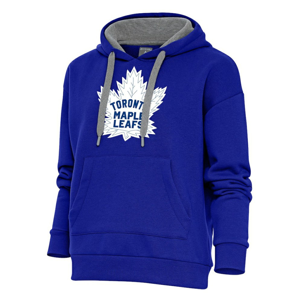 NHL Royal Toronto Maple Leafs Antigua Women's Special Edition 2.0 Victory Pullover Hoodie