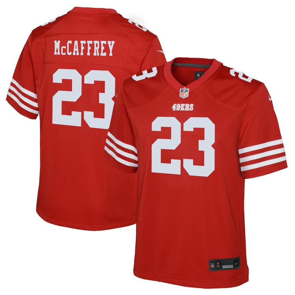 Christian McCaffrey Youth Game Jersey - San Francisco 49ers