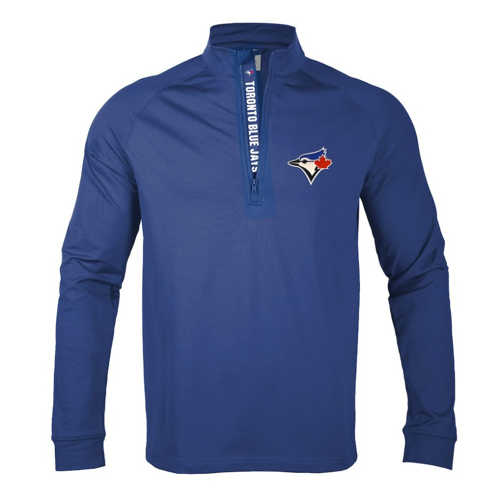 MLB Toronto Blue Jays Levelwear Calibre Quarter-Zip Pullover Top