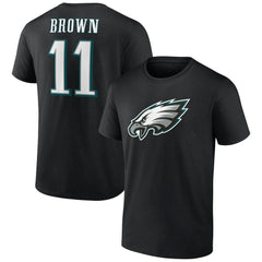 A.J. Brown Icon Player Name & Number T-Shirt - Philadelphia Eagles