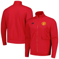 Manchester United 2023/24 Anthem Full-Zip Jacket - Adidas Red
