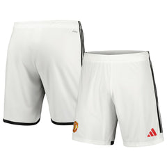 Manchester United 2023/24 Home Replica Shorts - Adidas White