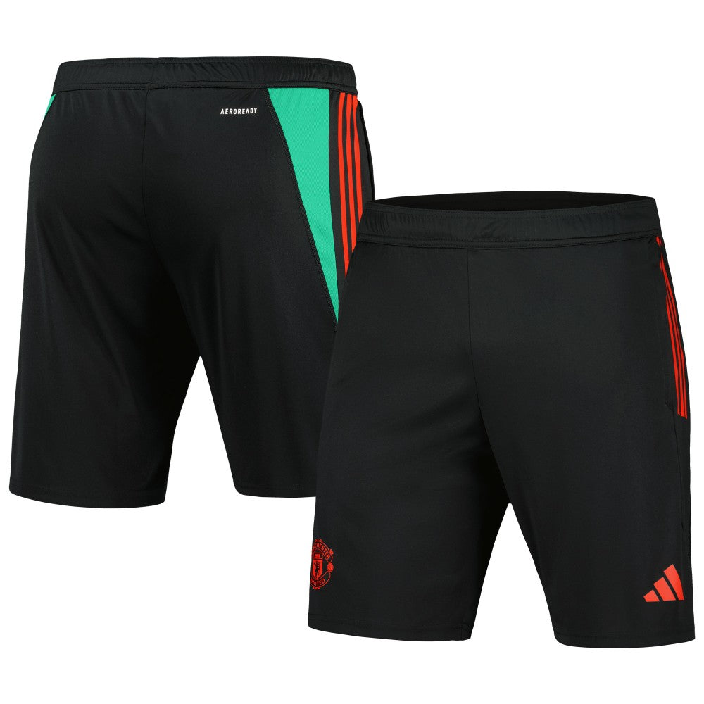 Manchester United 2023/24 Training AEROREADY Shorts - Adidas Black