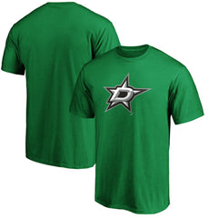 NHL Kelly Green Dallas Stars Primary Logo T-Shirt